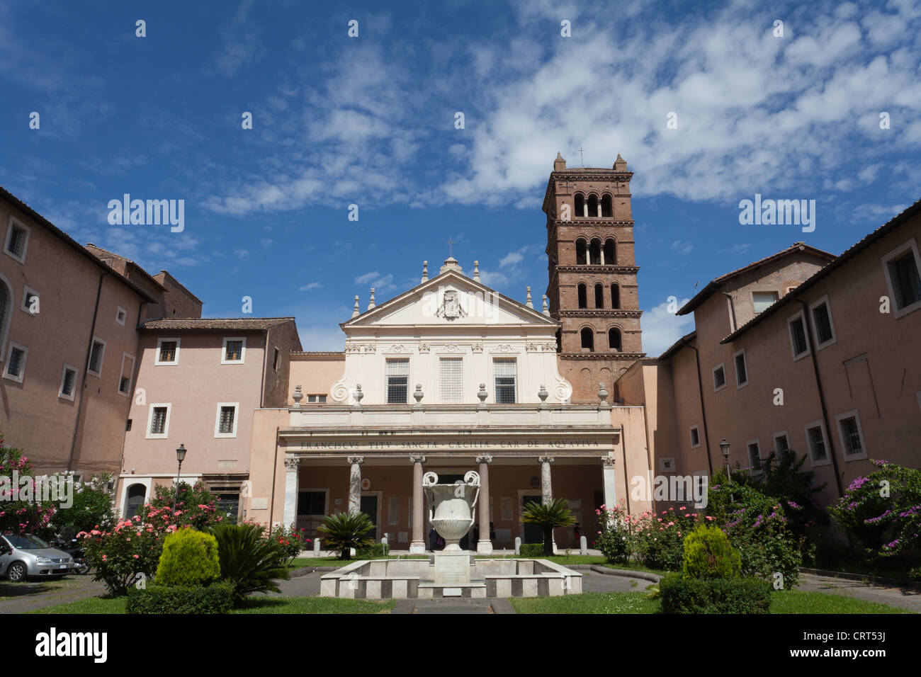 Foto Di Basilica Di Santa Cecilia In Trastevere Basilica di Santa Cecilia in Trastevere, Rom, Italien Stockfotografie
