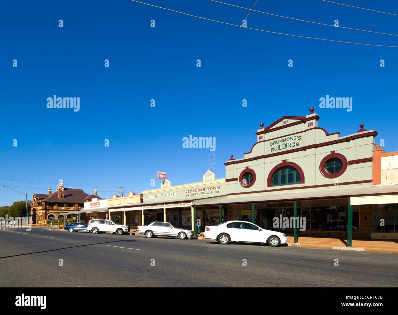 Lockhart, der Veranda, Stadt, New South Wales, Australien Stockfoto