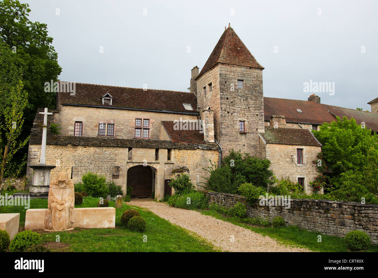 Chateau de Gevrey-Charmbertin in der Bourgogne Wein-Region in Frankreich Stockfoto