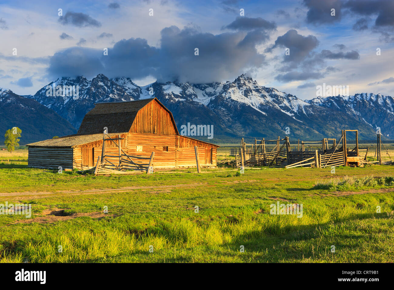 TA Moulton Scheune in Grand Teton Nationalpark Stockfoto