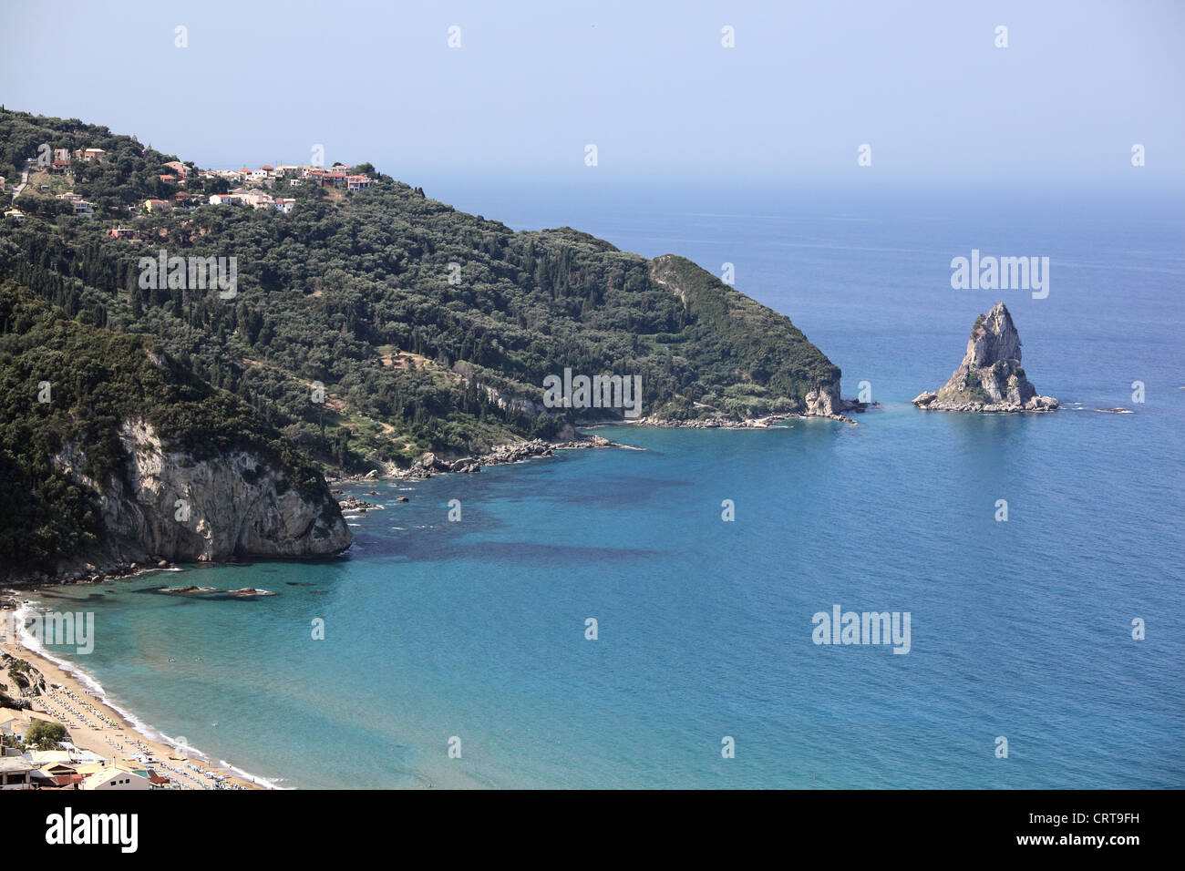 Korfu (Kerkyra) Insellandschaft. Griechenland. Stockfoto