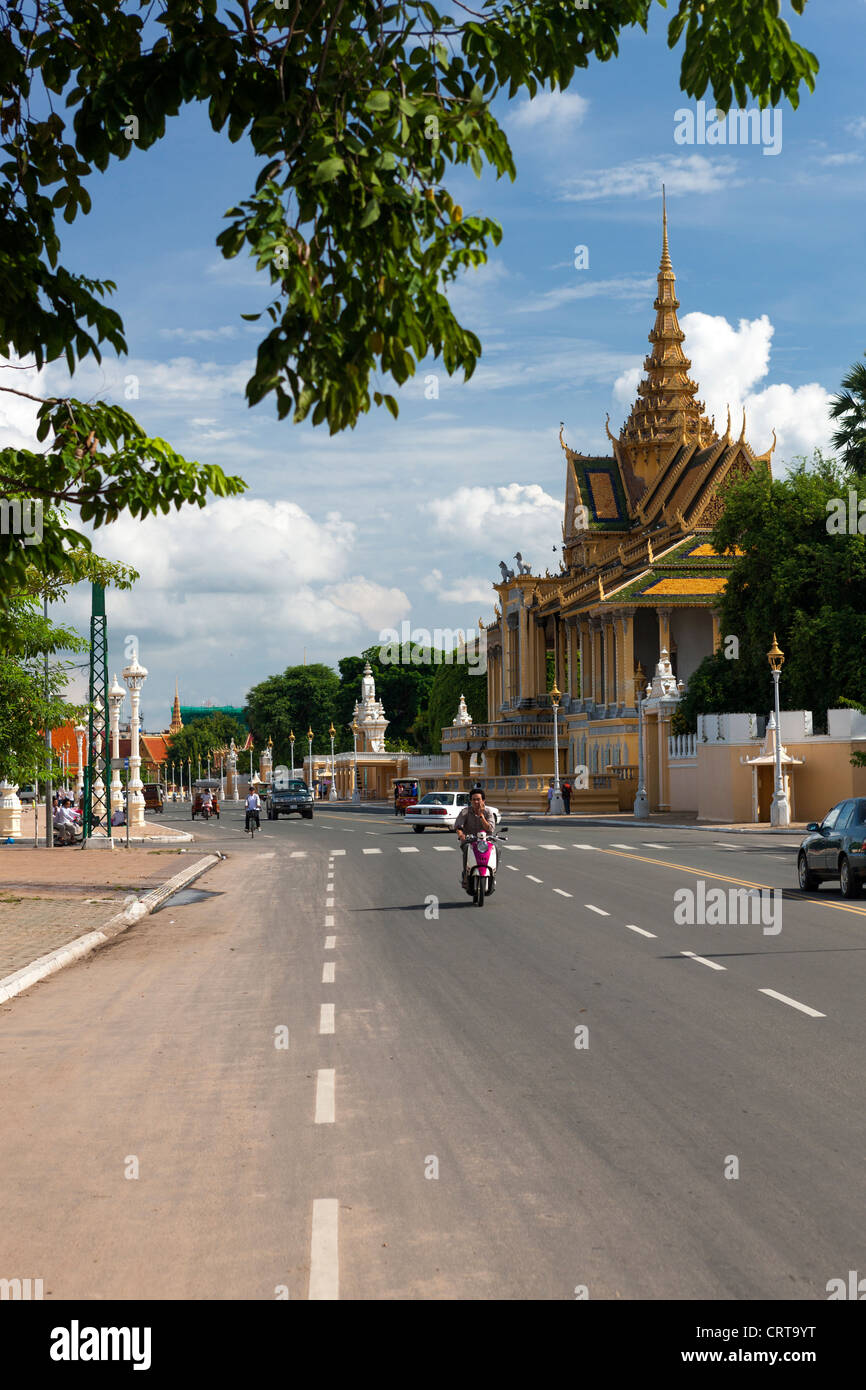 Königspalast, Phnom Penh, Kambodscha Stockfoto