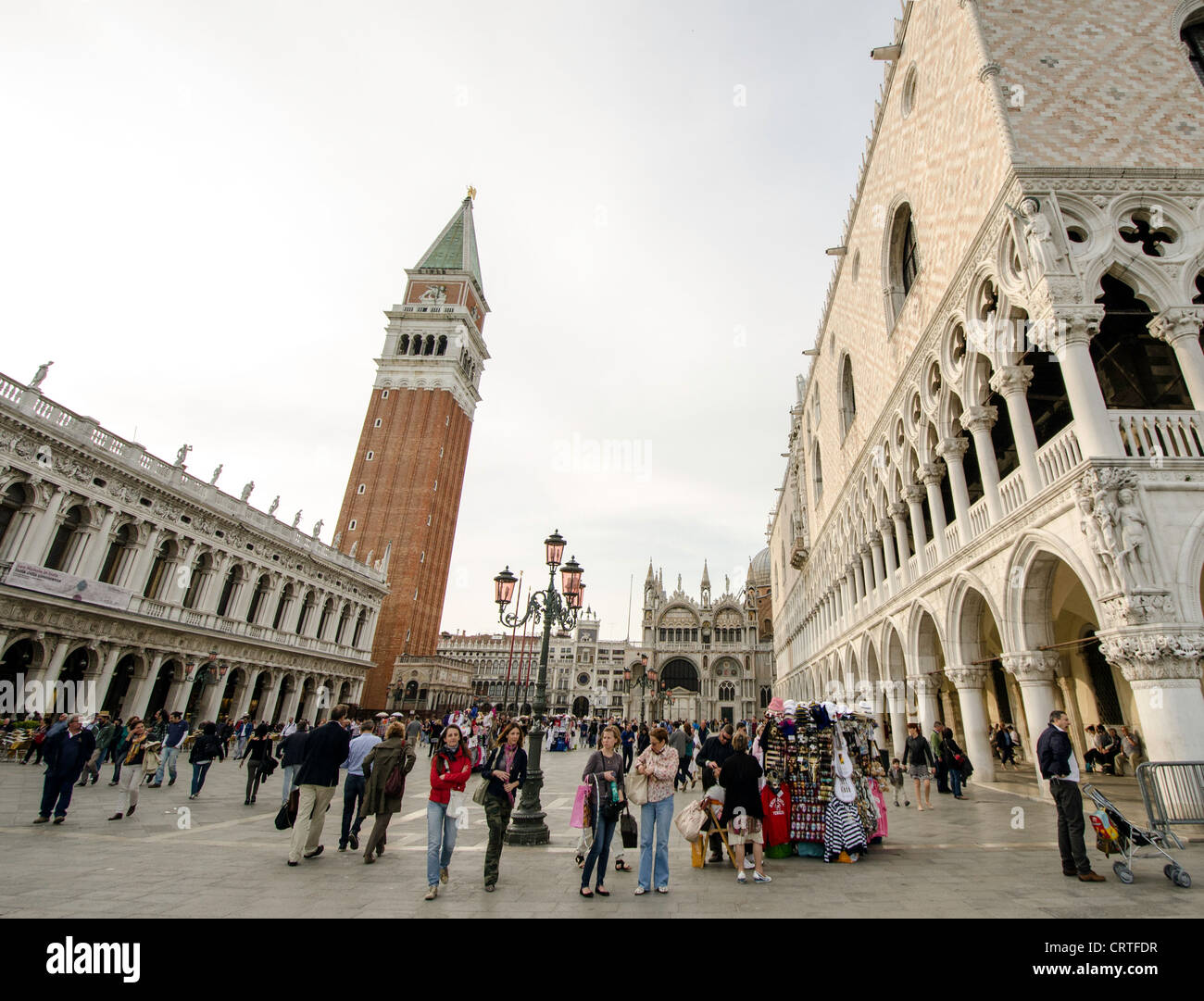 St. Markus Platz Venedig (Venezia) Veneto Italien Europa Stockfoto