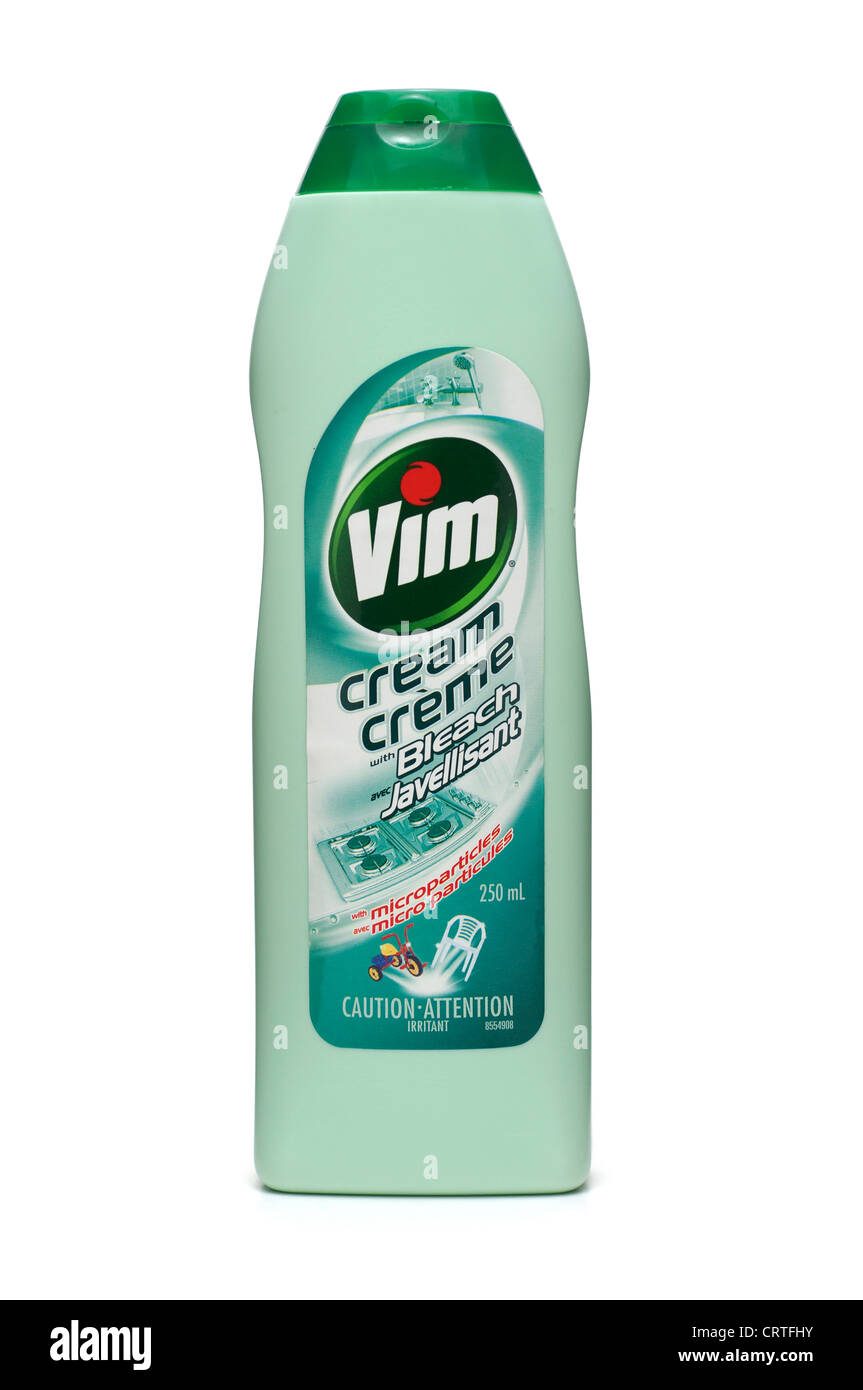 Flasche von Vim Cream cleanser Stockfoto