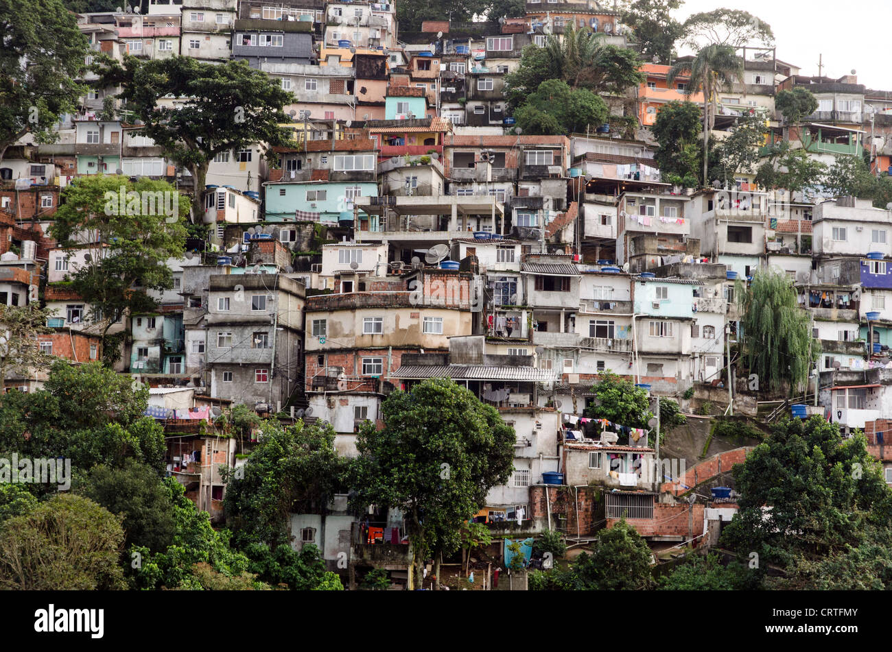 Favela-Rio De Janeiro-Brasilien-Südamerika Stockfoto