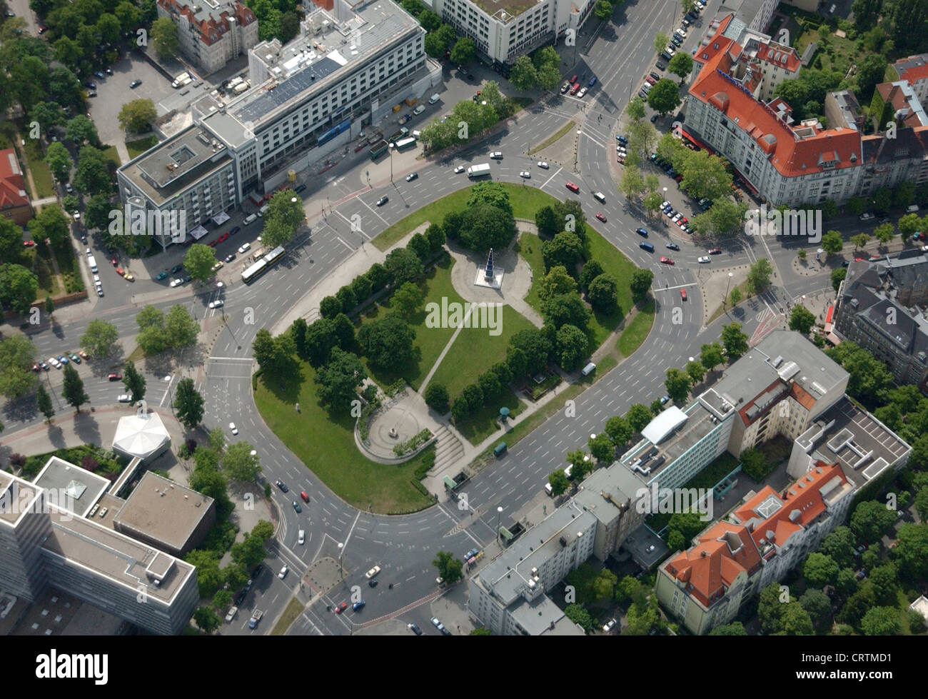 Luftbild Theodor-Heuss-Platz, Berlin Stockfoto