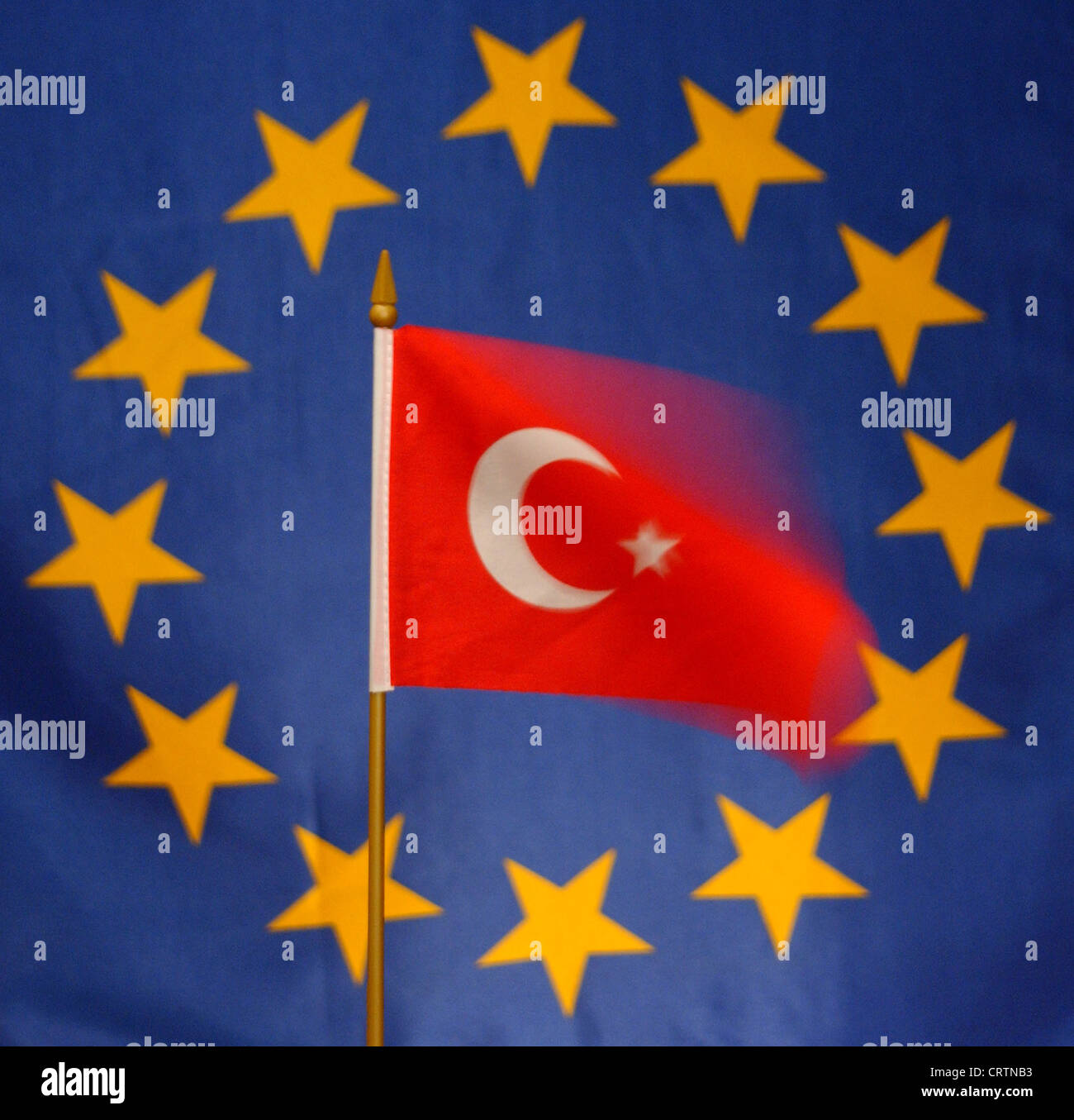 EU-Beitritt der Türkei Foto-Symbol Stockfoto