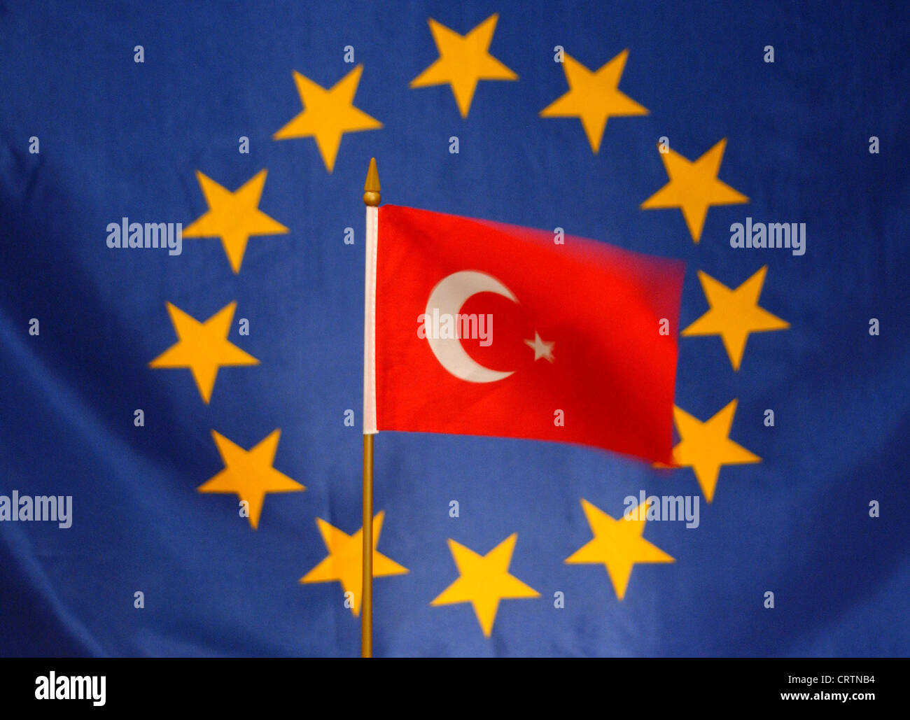 EU-Beitritt der Türkei Foto-Symbol Stockfoto