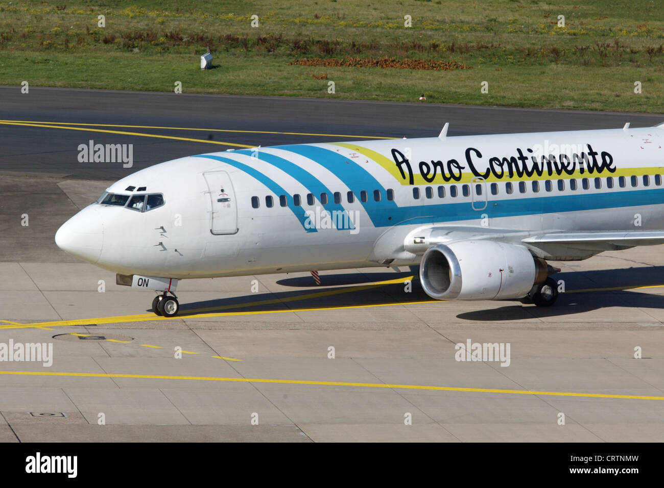 AERO CONTINENTE Flugzeug am Flughafen Düsseldorf Stockfoto