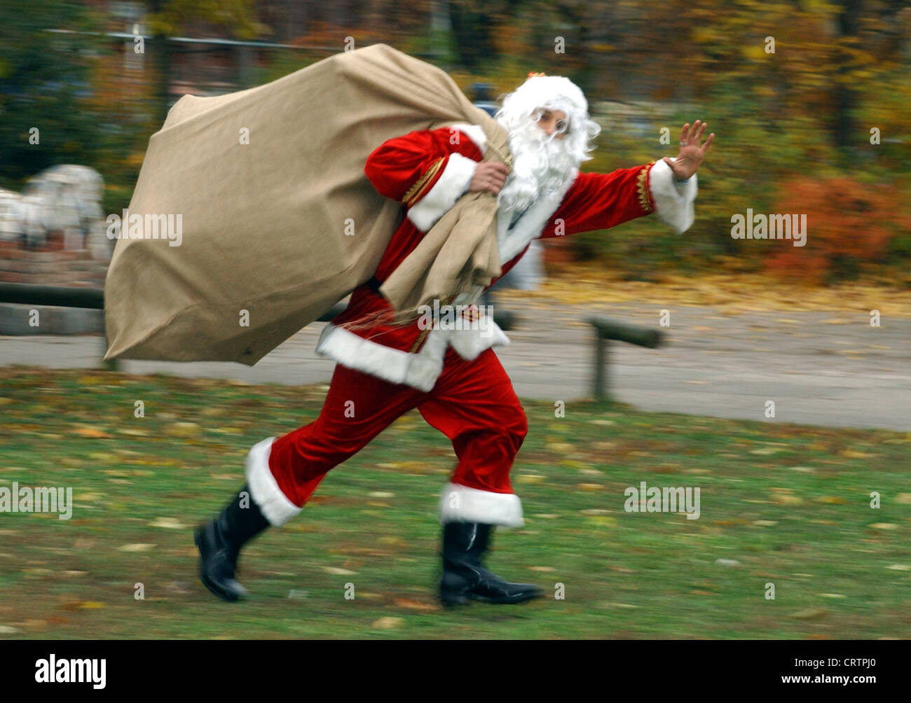 Stück Santa Claus Stockfoto
