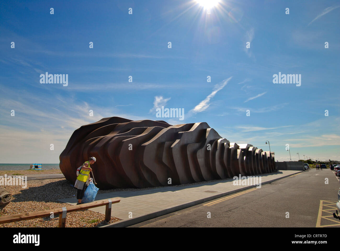 East Beach Cafe in Littlehampton. Stockfoto