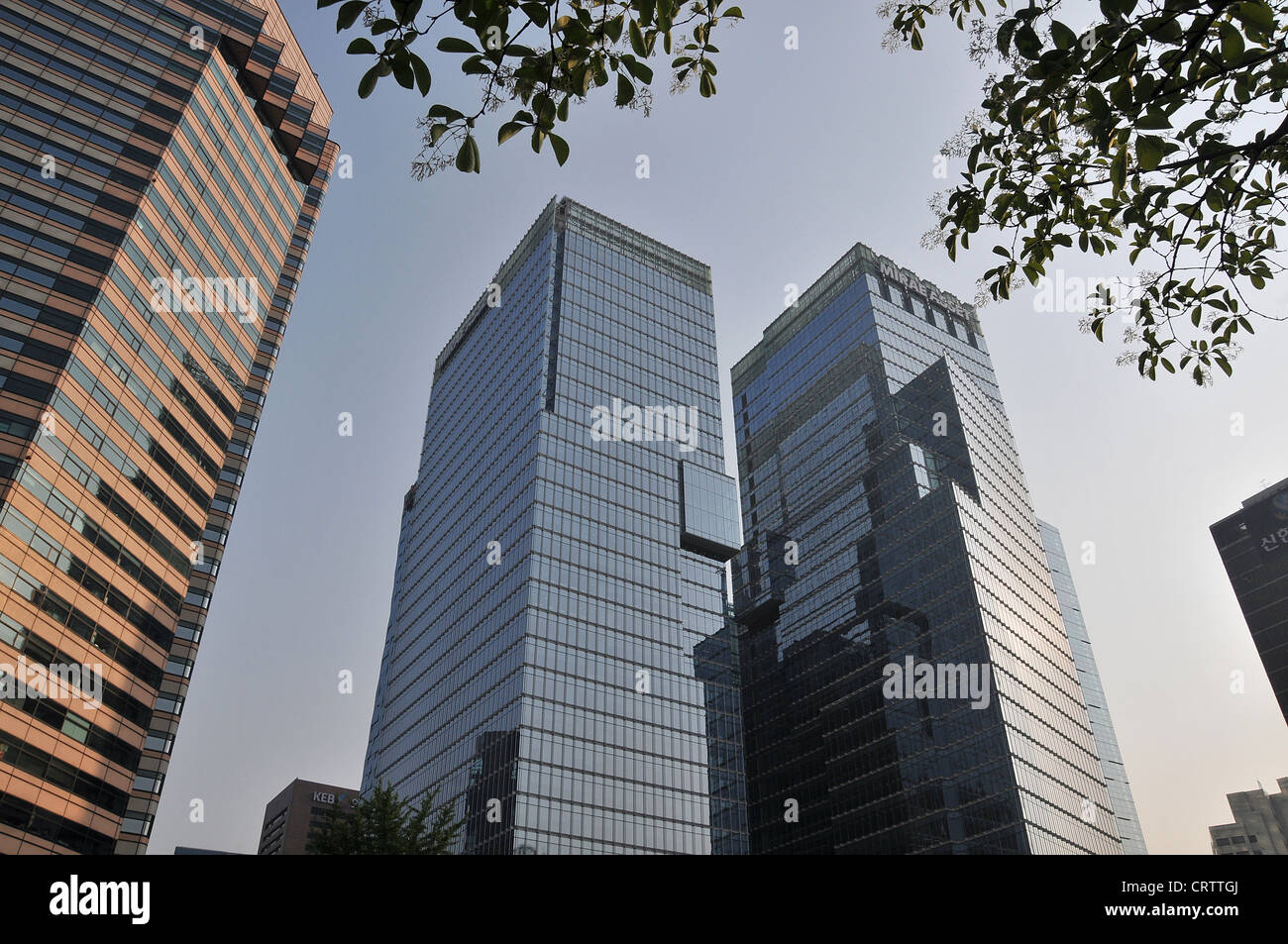 Türme-Business-Center Seoul Südkorea Asien Stockfoto