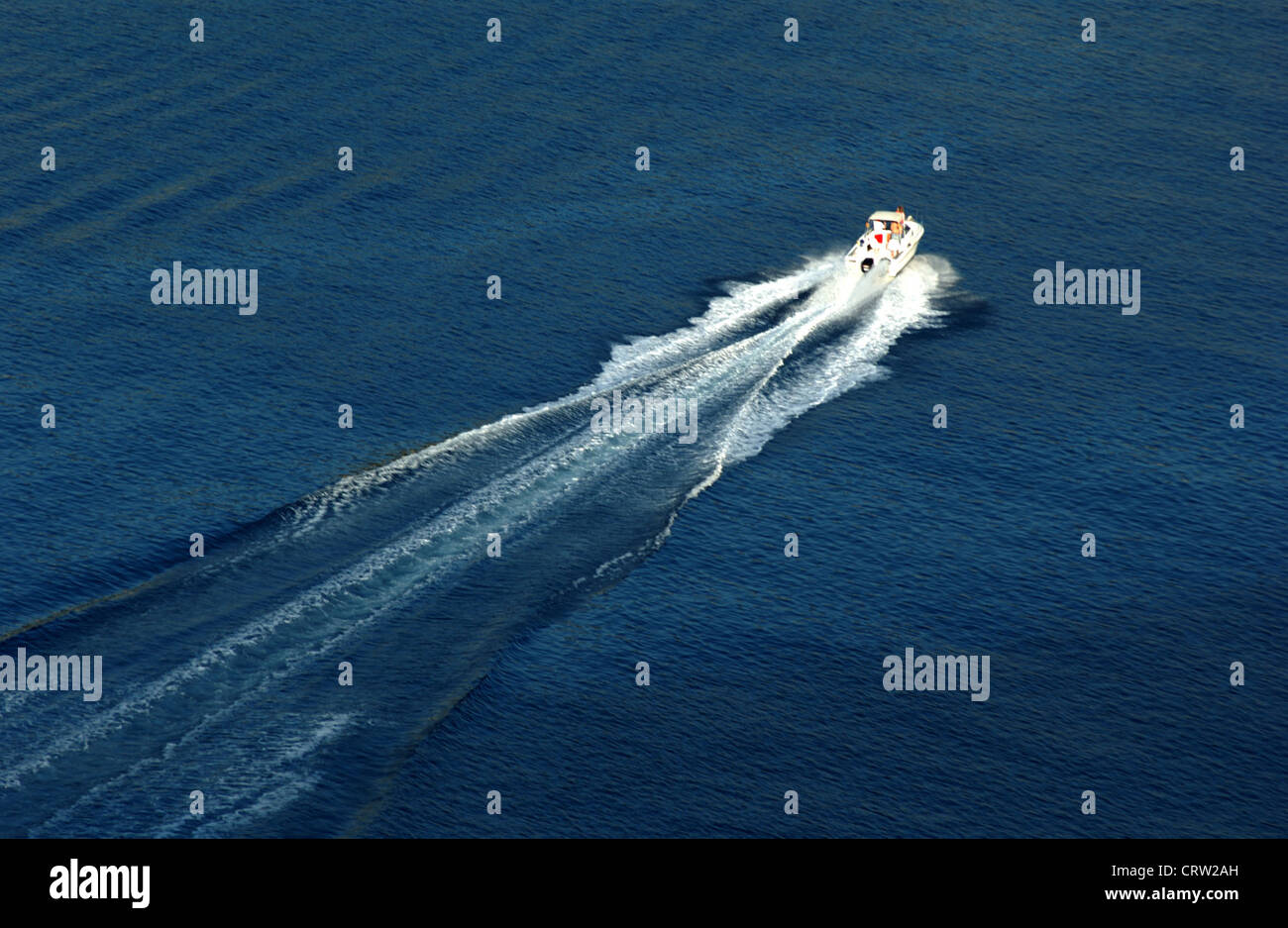 Wasser-Sport-Boot im Mittelmeer, Spanien, Mallorca Stockfoto