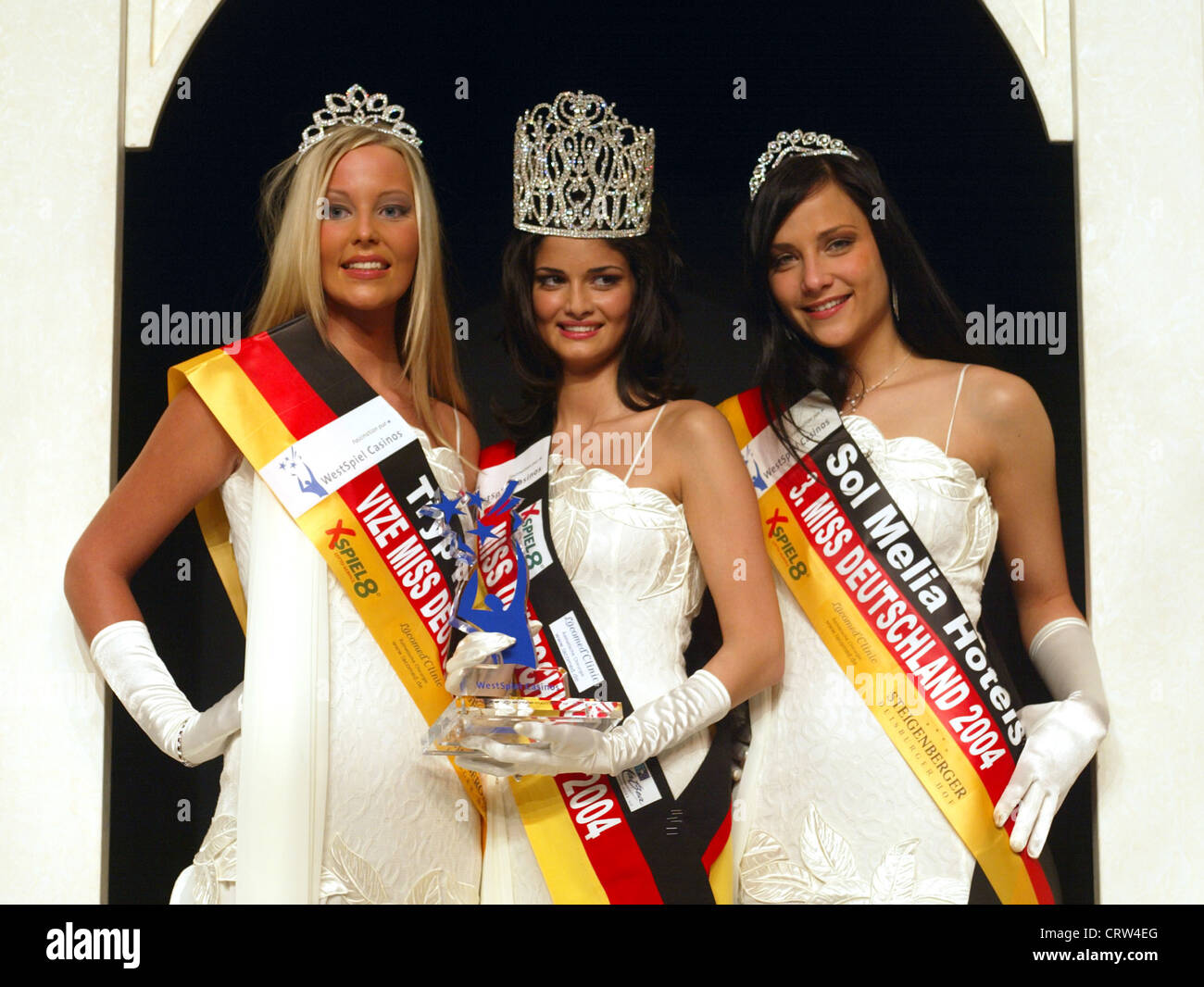 Miss Deutschland 2004 in Duisburg Stockfoto