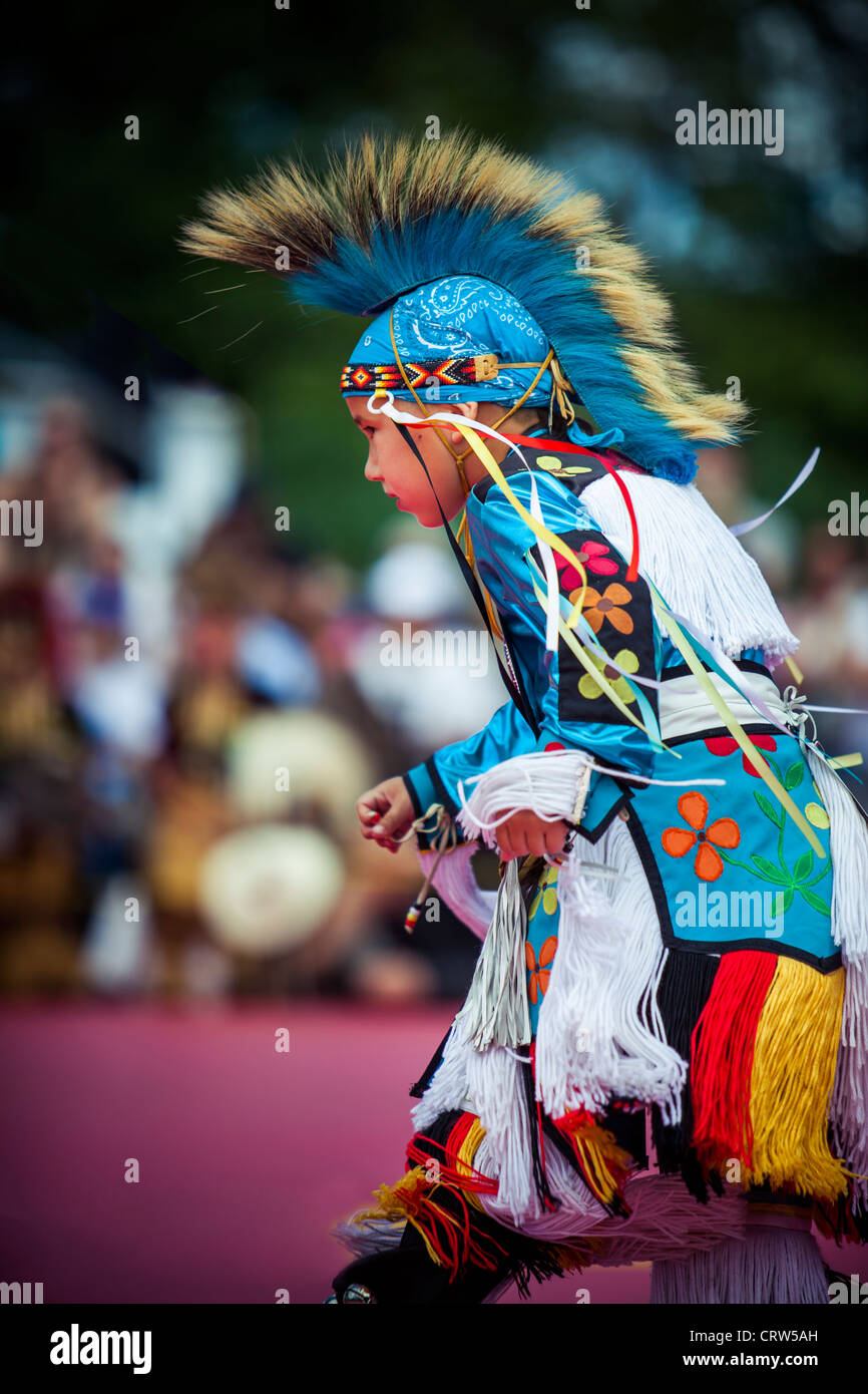 Native American Pow-Wow Wendake Event 2012 Stockfoto
