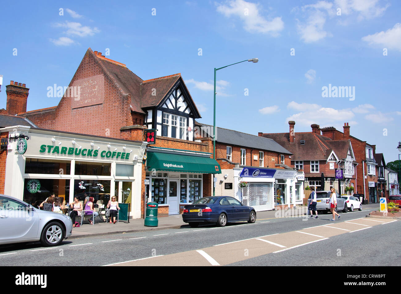 High Street, Ascot, Berkshire, England, Vereinigtes Königreich Stockfoto