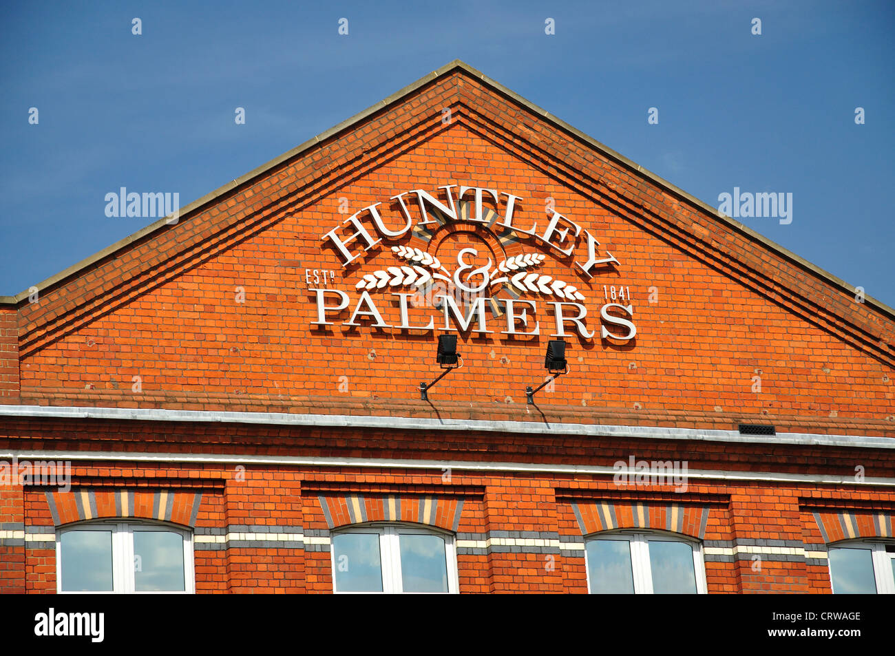 Huntley & Palmers stillgelegten Fabrikgebäude, Gas Works Road, Reading, Berkshire, England, Vereinigtes Königreich Stockfoto