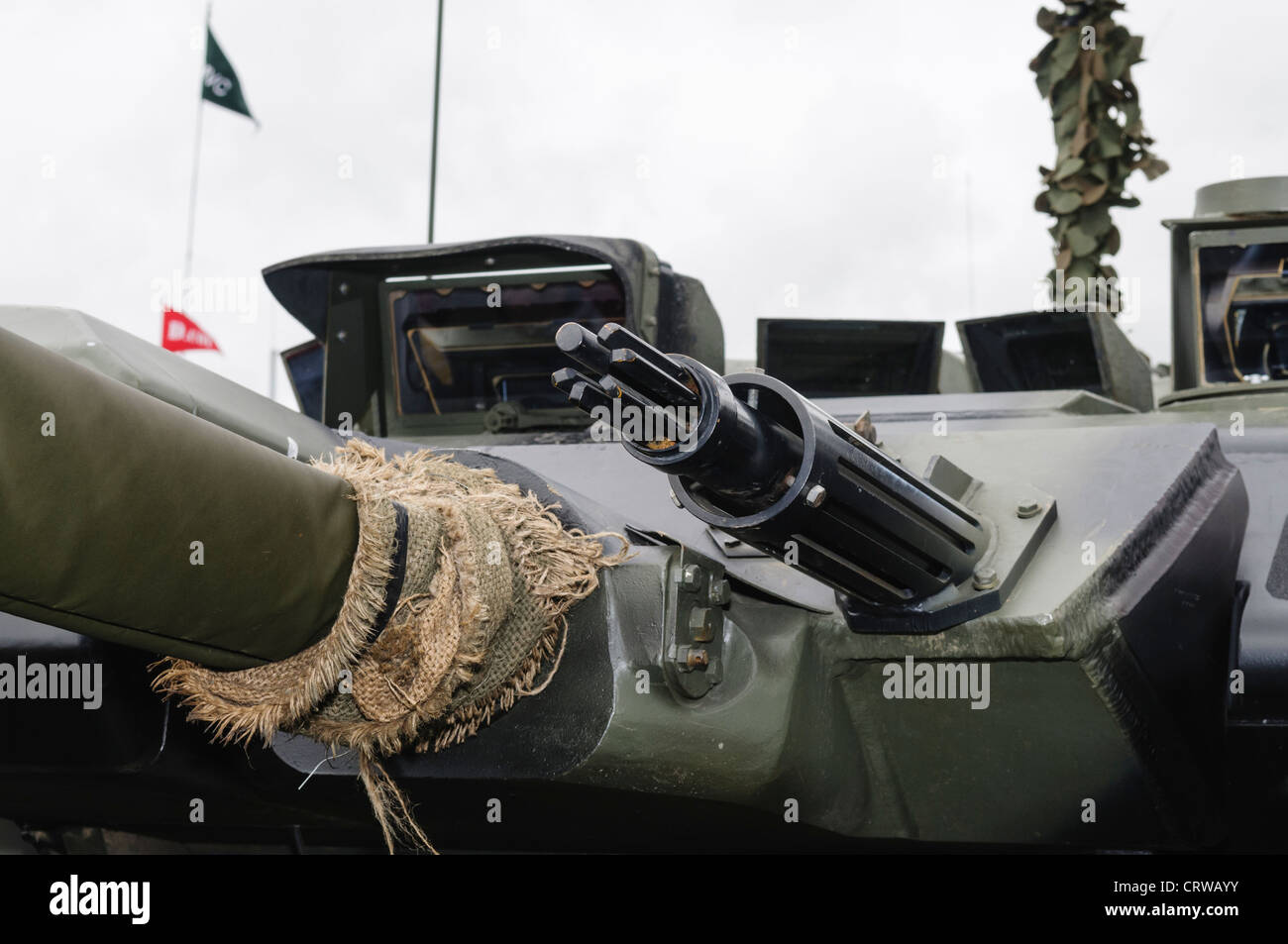 Treiber Prisma Und Schweres Maschinengewehr Auf Einem Fuchs Fv721