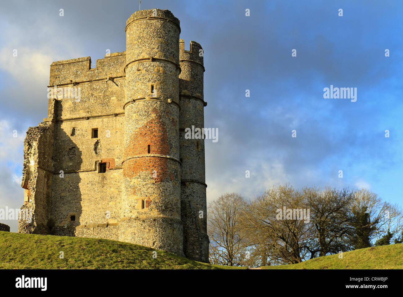 UK Berkshire Donnington Castle Stockfoto