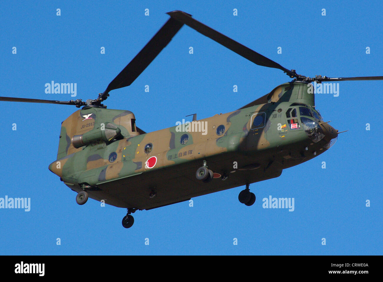 JGSDF CH-47J, 103SQ(HGP III)/1. Transport Helicopter Group Stockfoto