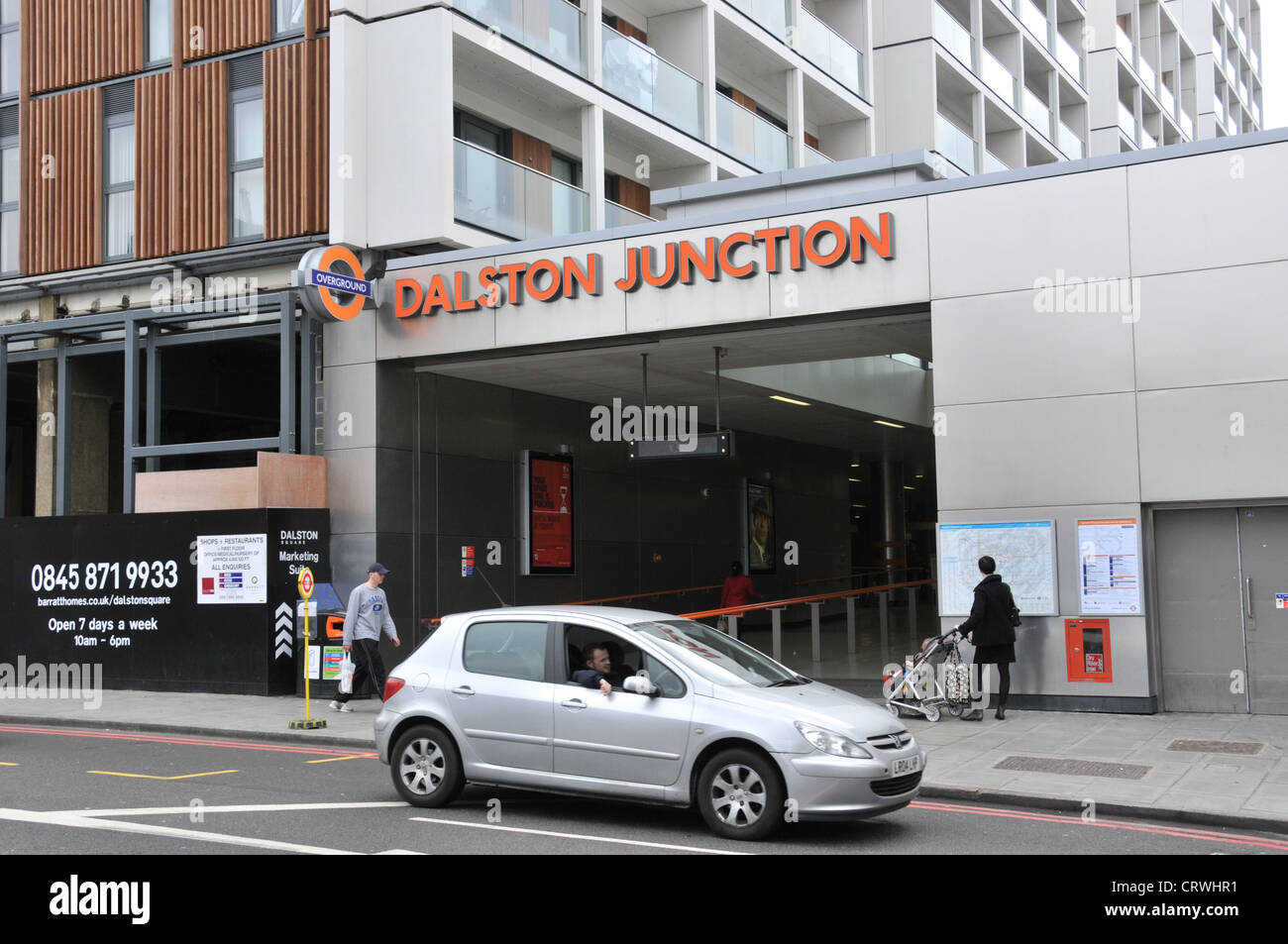 Dalston Junction overground Bahnhof London Stockfoto