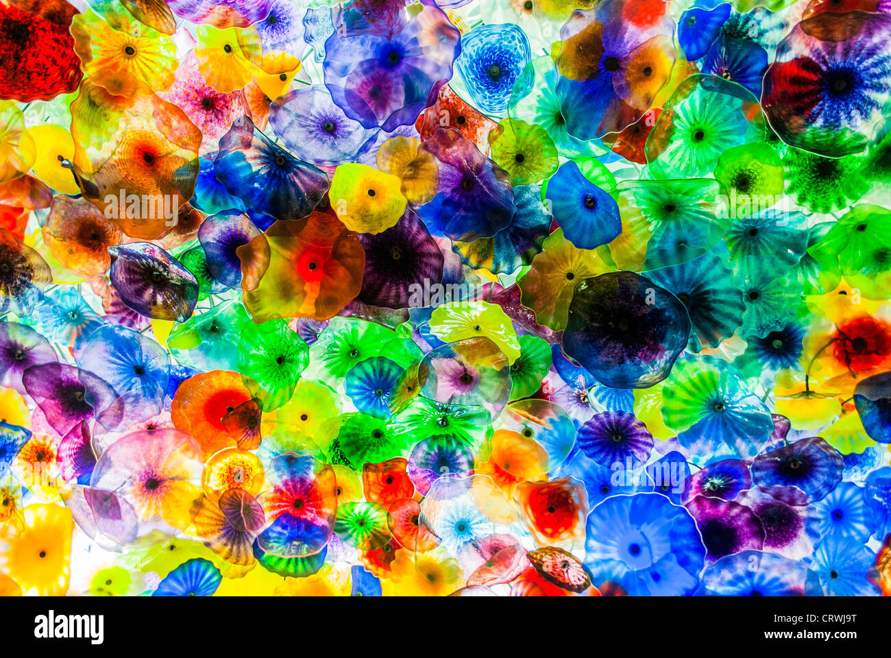 Bunte Decke im Bellagio Hotel in Las vegas Stockfotografie - Alamy