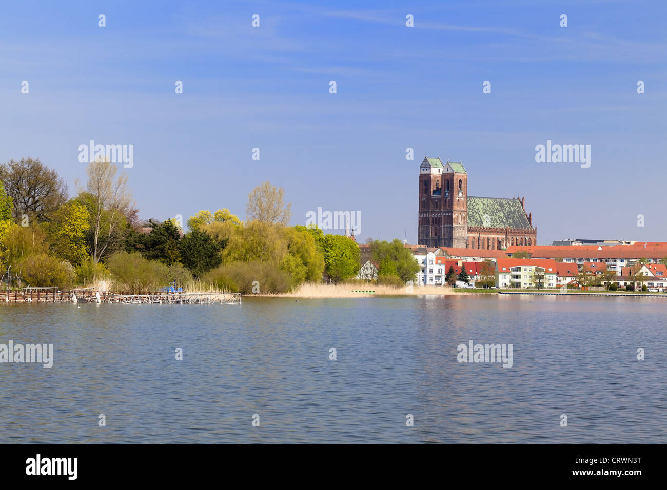 St.-Marien-Kirche in Prenzlau, Deutschland Stockfoto