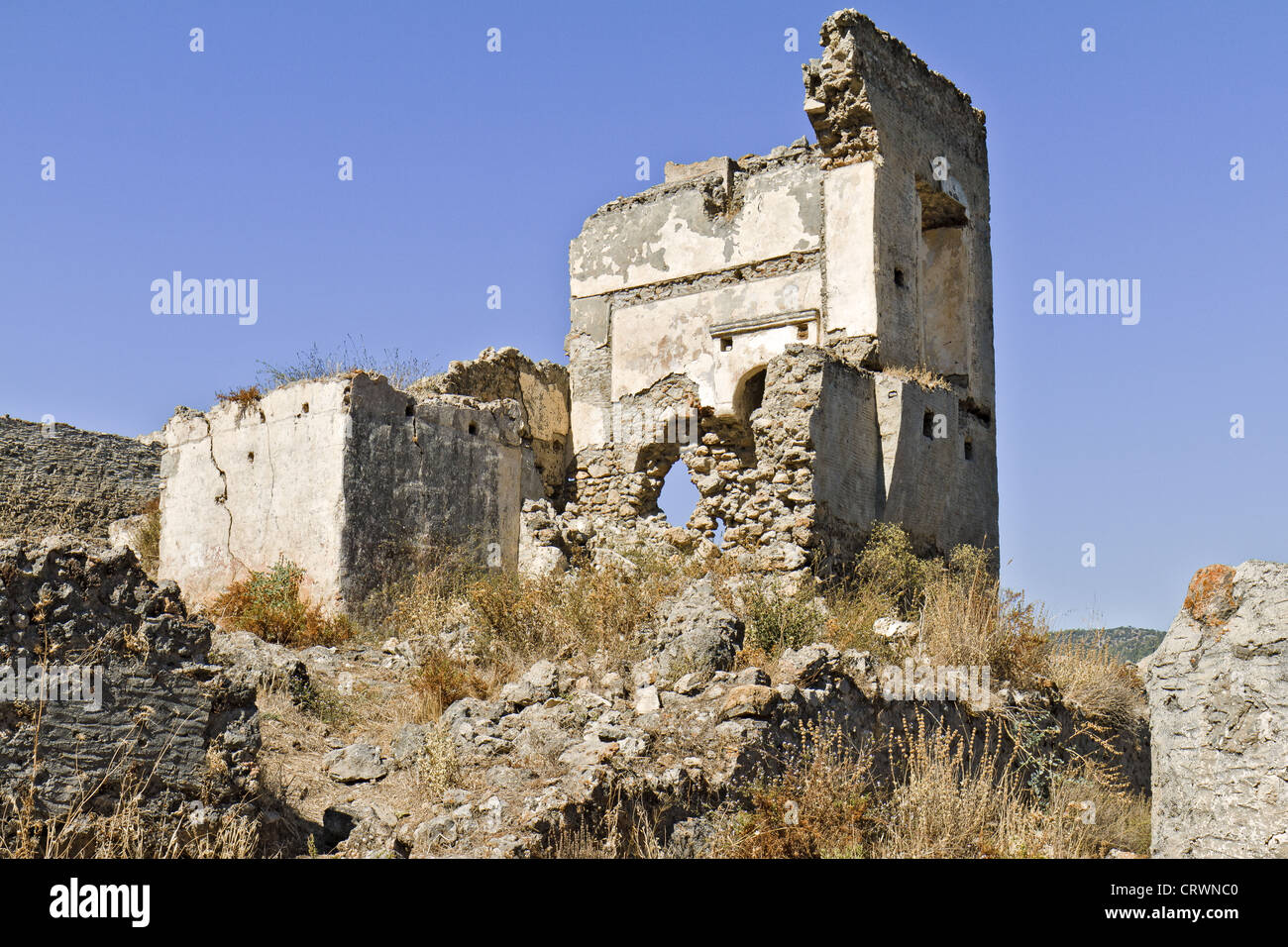 Türkei-Kya Koy Wüstung Stockfoto