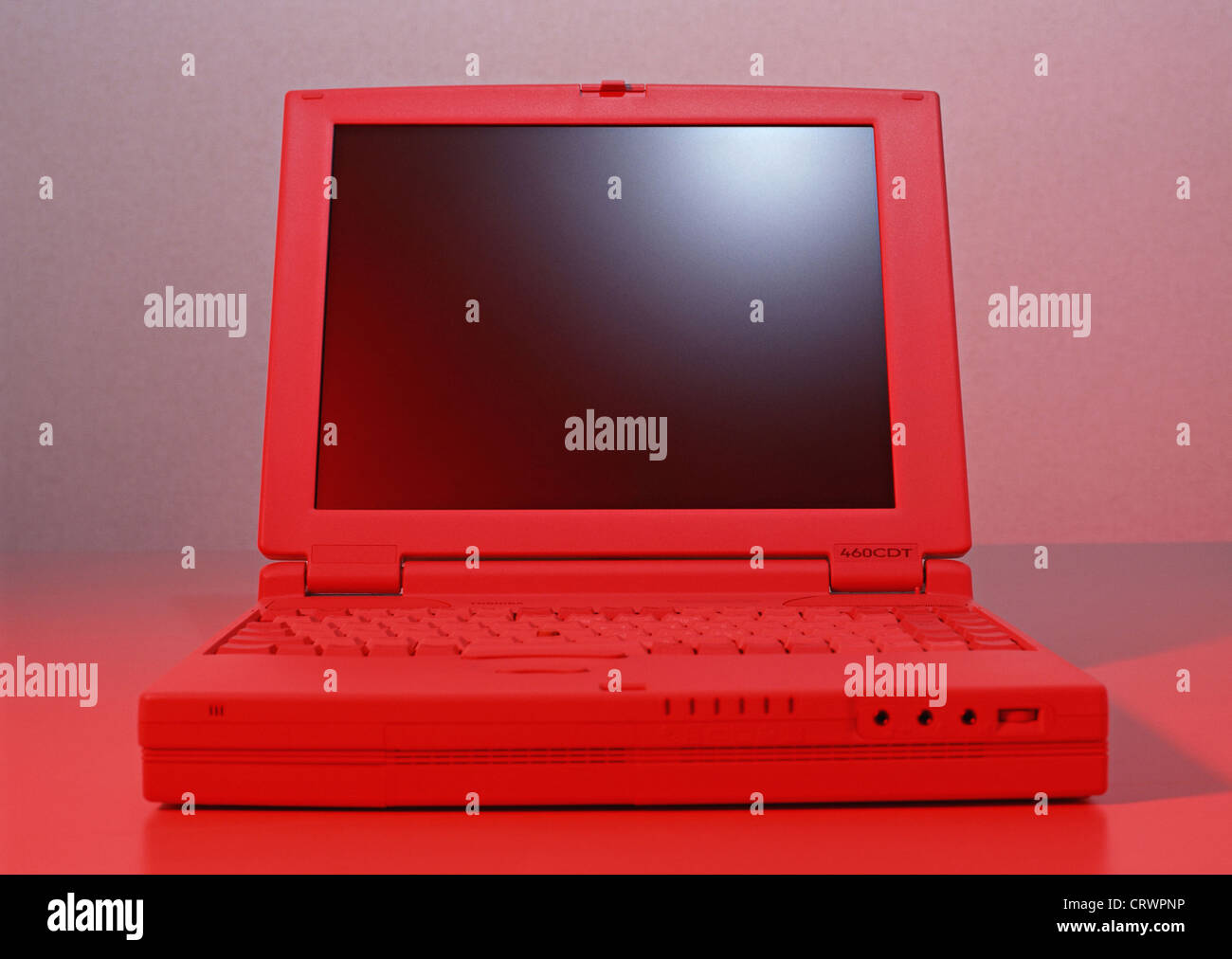 Alten Laptop-computer Stockfoto