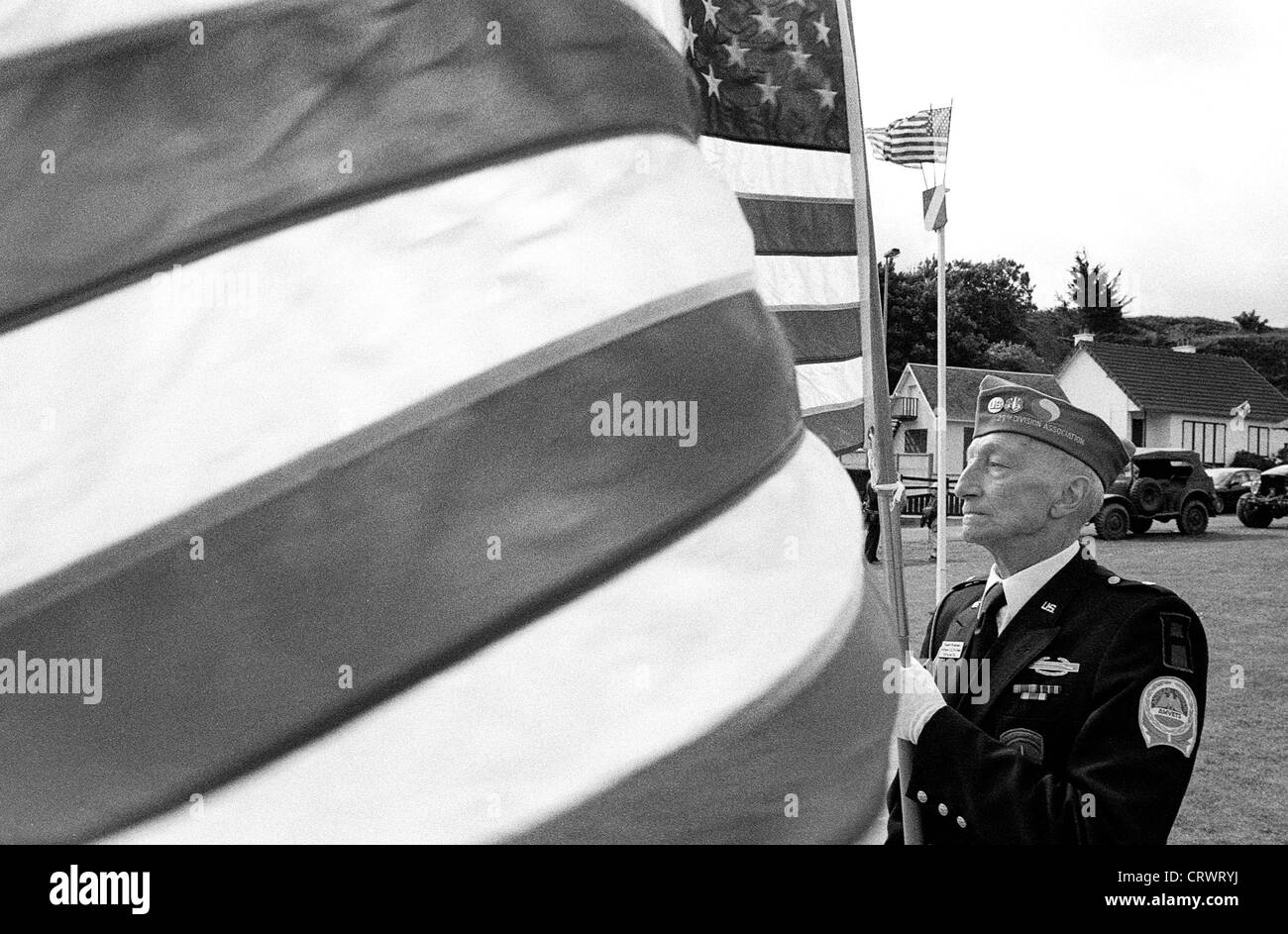 Veteranen zum 50. Jahrestag der Landung in der Normandie Stockfoto