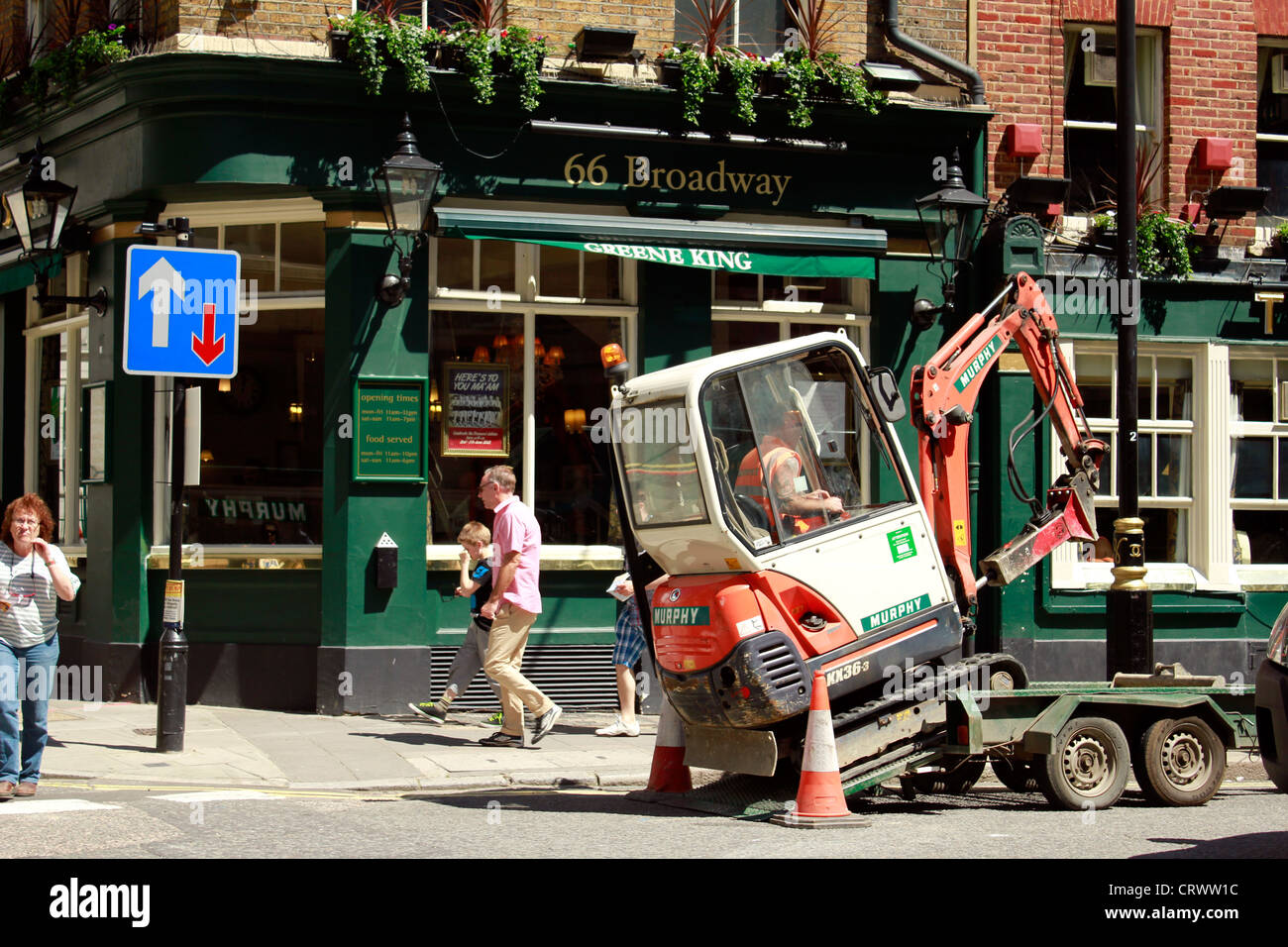 London Straße Stockfoto