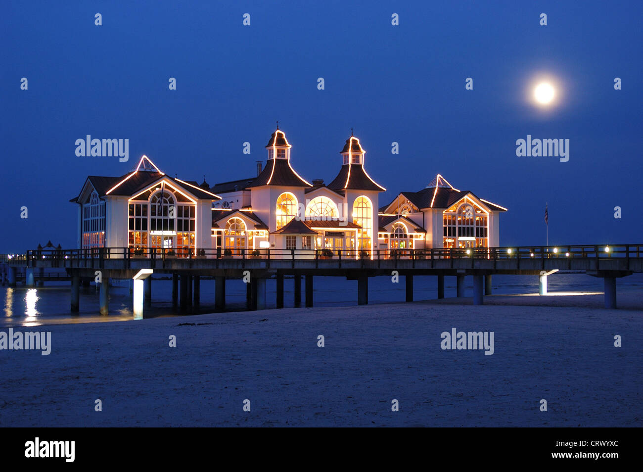 Seebruecke Sellin Rügen in der Ostsee Stockfotografie - Alamy