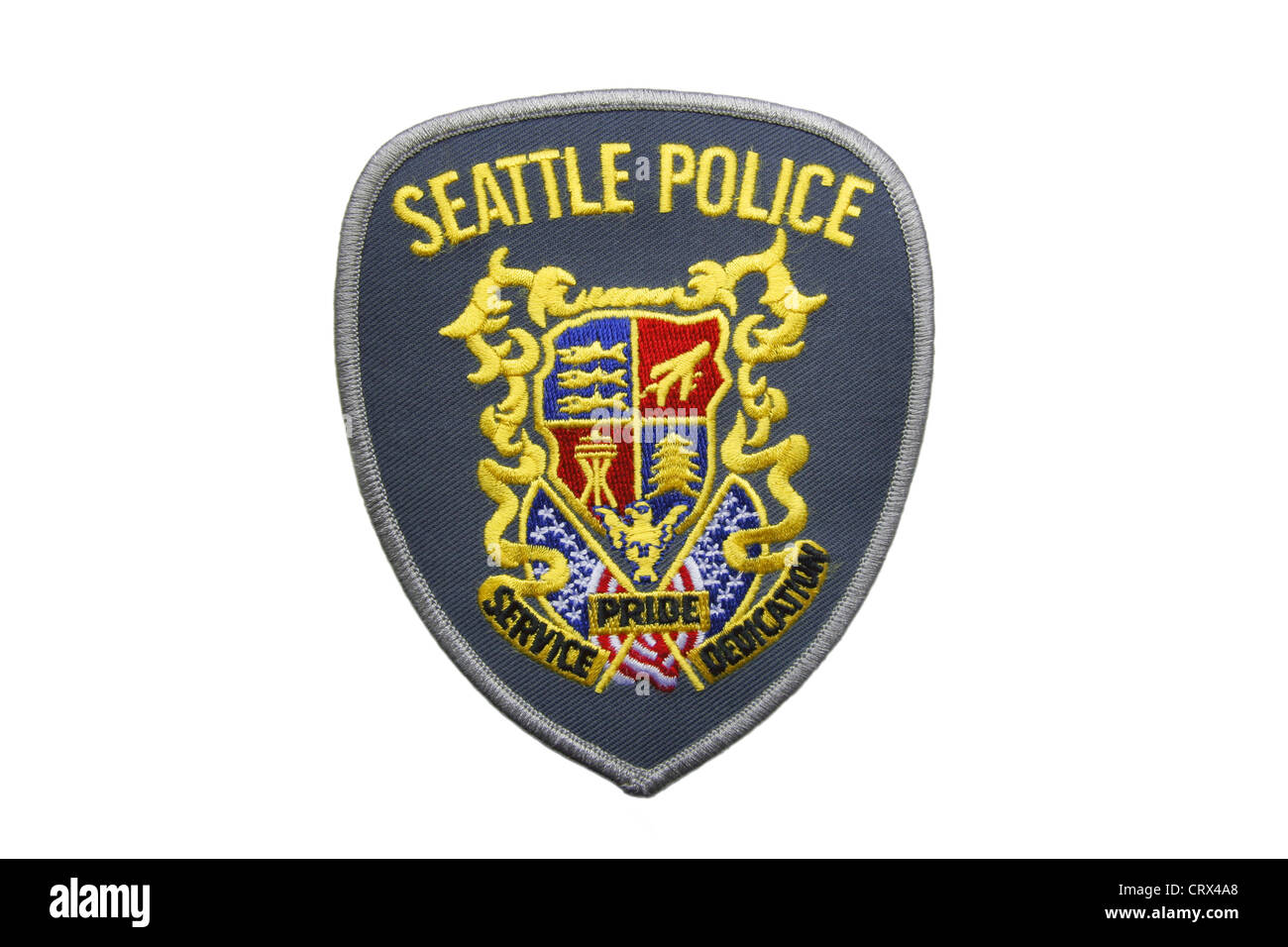 Patch von der Seattle Polizei-Abteilung Stockfoto