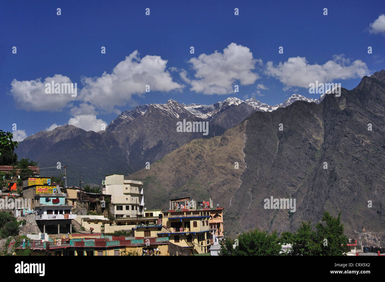 Himalaya Dorf Stockfoto