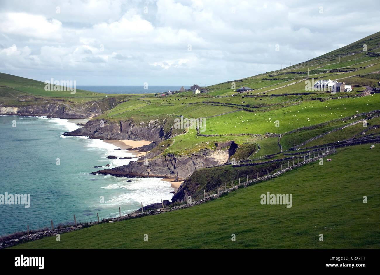 Slea Head, dem westlichen Ende der Halbinsel Dingle, Irland Stockfoto