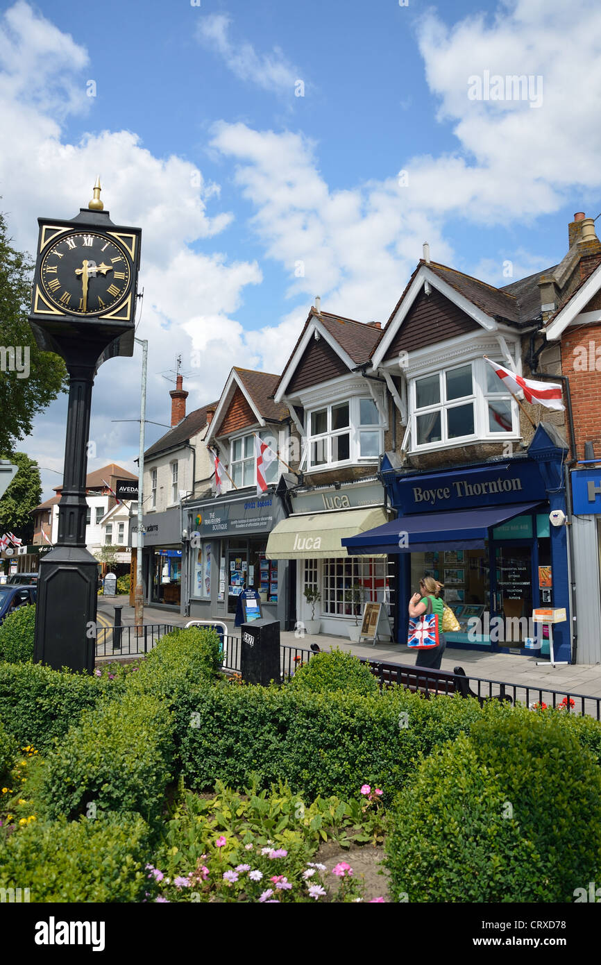 Cobham high street surrey uk Fotos und Bildmaterial in hoher