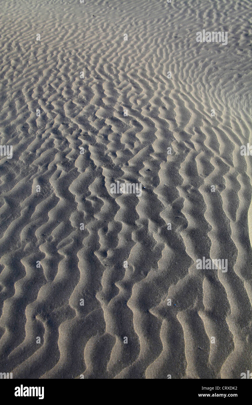 Rippelmarken am Strand erzeugen durch Wind in Kujukuri Strand Chiba Japan Stockfoto