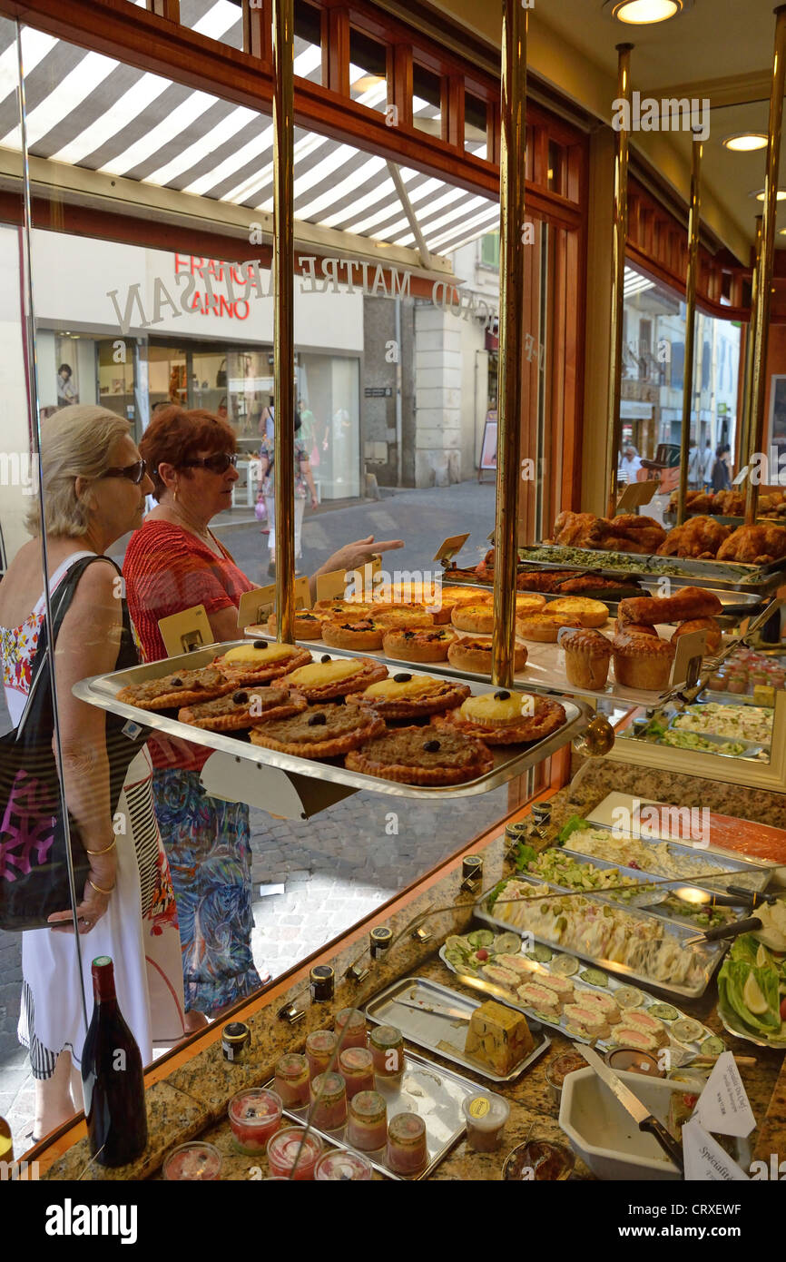 Konditorei Shop auf Rue De La République, Vieux Ville, Antibes, Côte d ' Azur, Alpes-Maritimes, Provence-Alpes-Côte d ' Azur, Frankreich Stockfoto