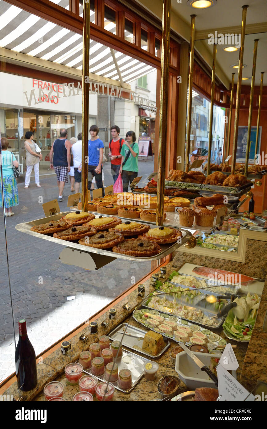 Konditorei Shop auf Rue De La République, Vieux Ville, Antibes, Côte d ' Azur, Alpes-Maritimes, Provence-Alpes-Côte d ' Azur, Frankreich Stockfoto