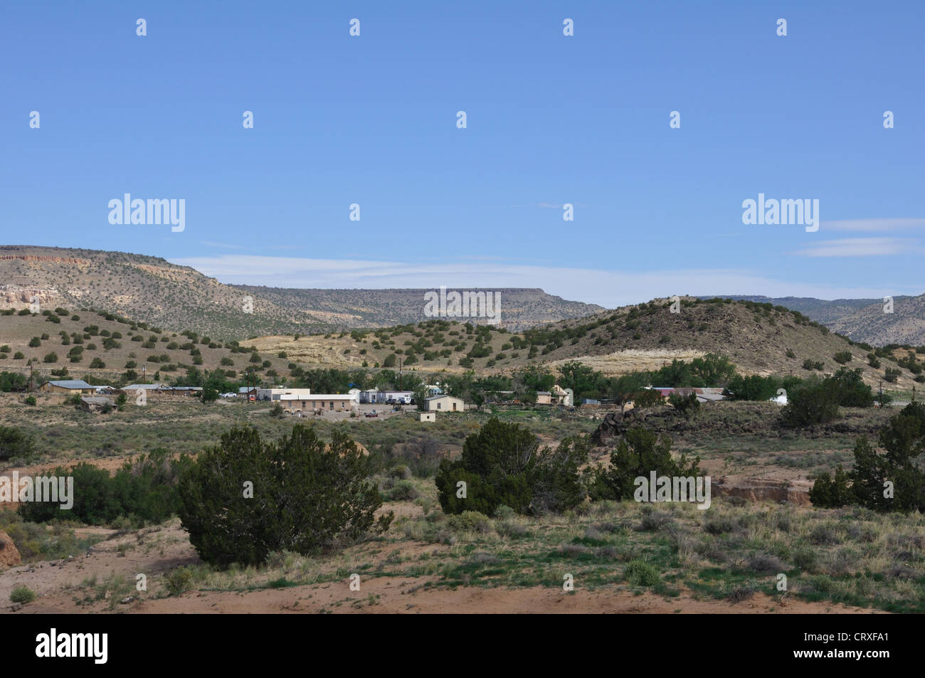 Native american reservation houses Fotos und Bildmaterial in hoher