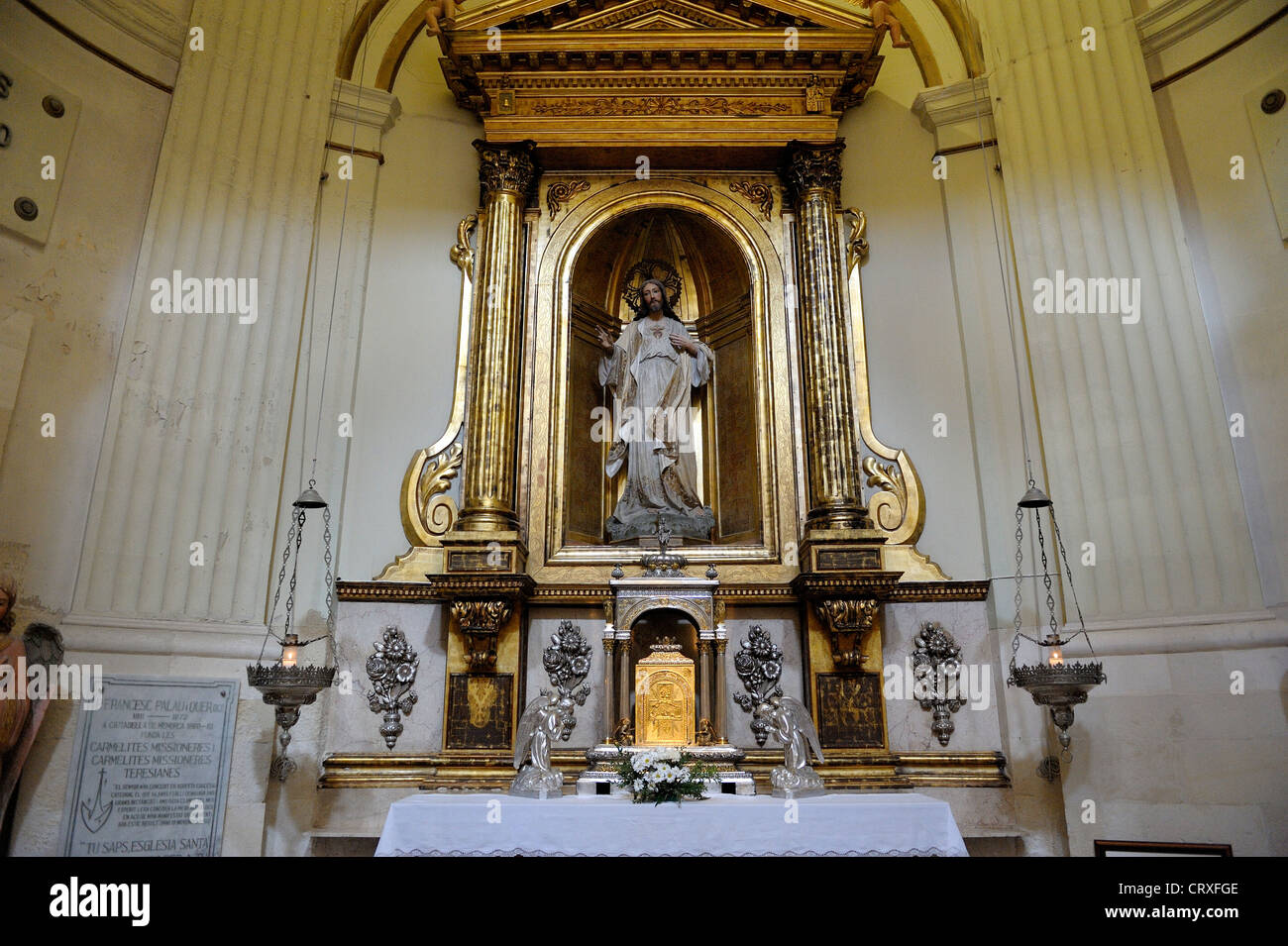 Die Kathedrale Basilica von Menorca in Ciutadella de Menorca, Balearen, Spanien Stockfoto