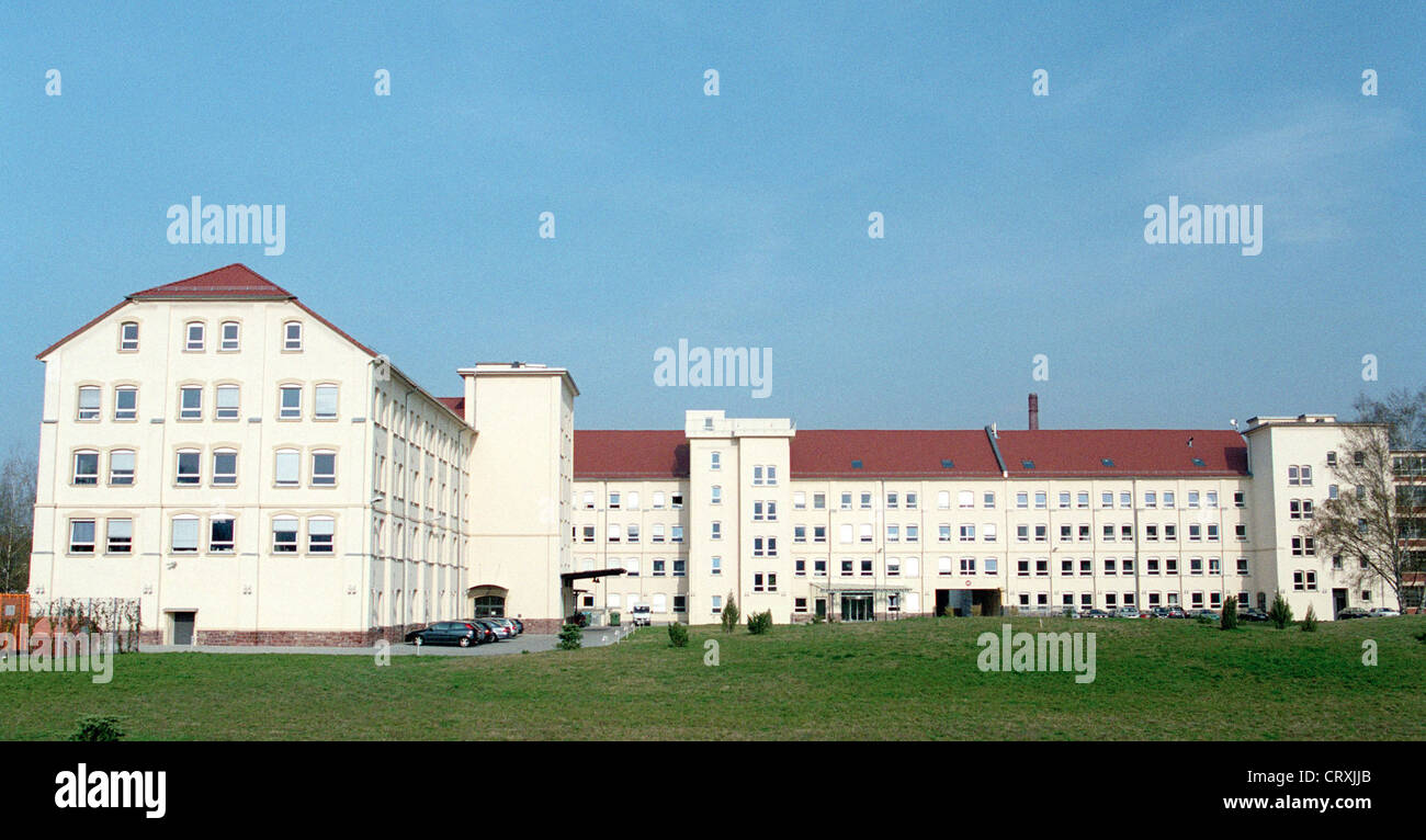 Hauptsitz des Unternehmens in Karlsruhe-web.de Stockfoto