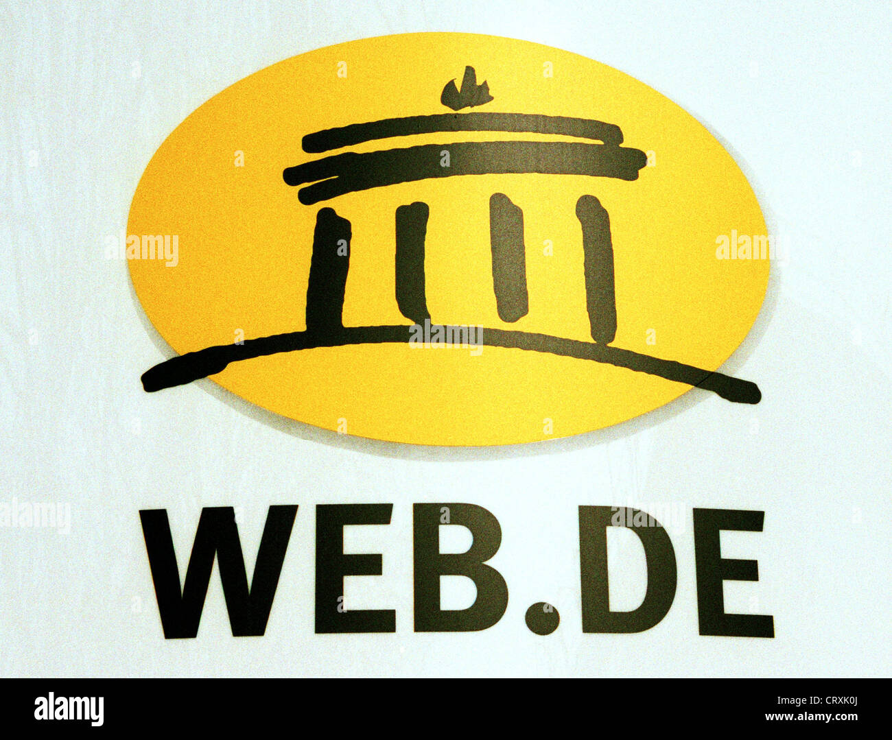Firma-Logo-web.de Stockfoto