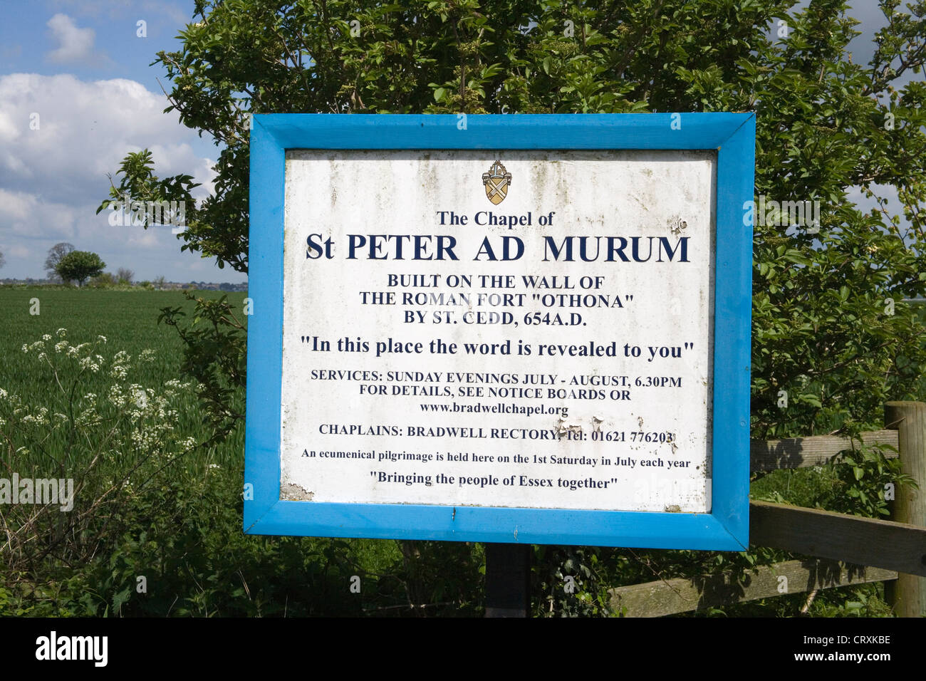 St Peters auf der Wand Urkirche an Bradwell am Meer Essex Stockfoto