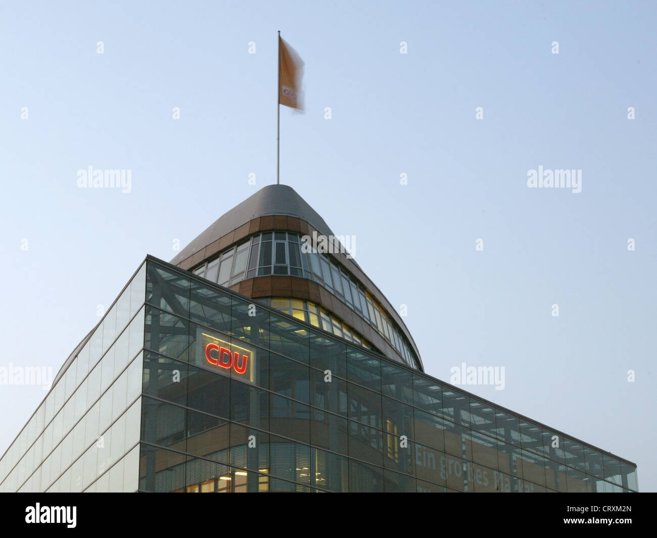 Außenseite des Bundes Ortsverbandes der CDU in Berlin Stockfoto