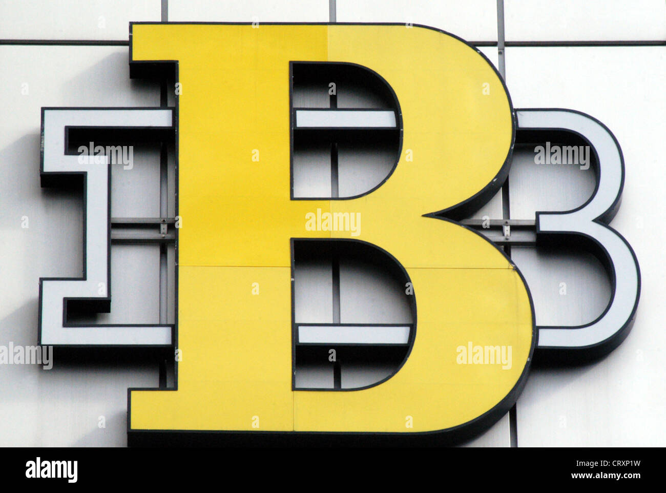 Logo der Berliner Bank, Berlin Stockfoto