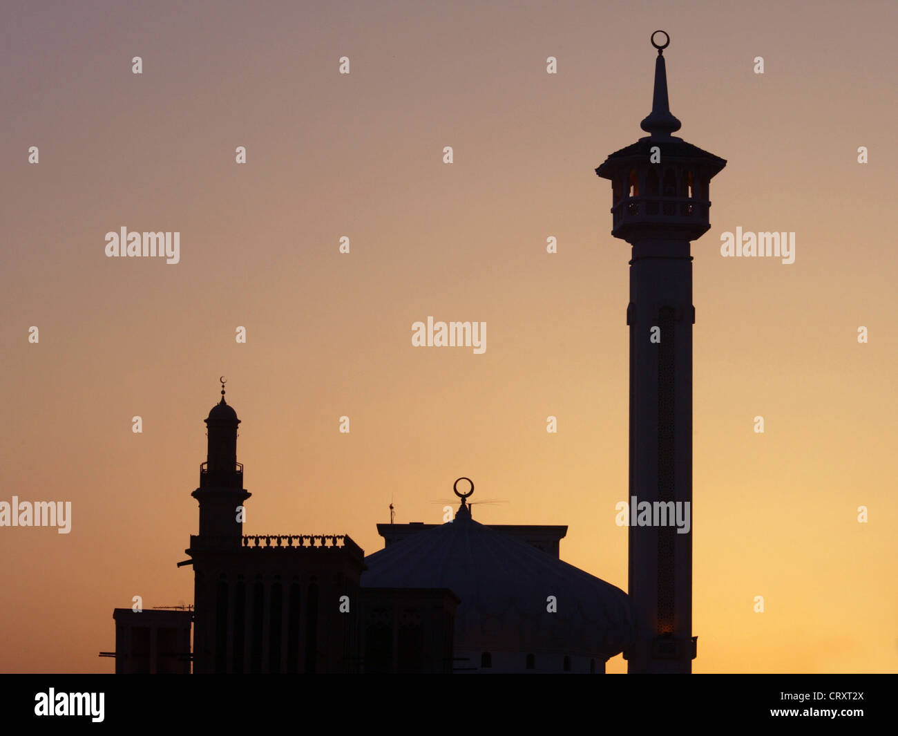 Eine Moschee in Dubai Stockfoto