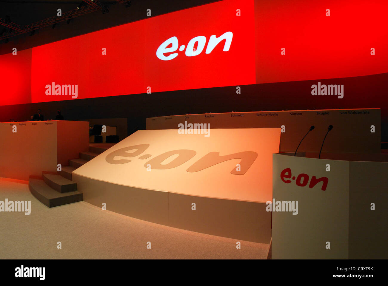 e.ON-Hauptversammlung in Essen Stockfoto