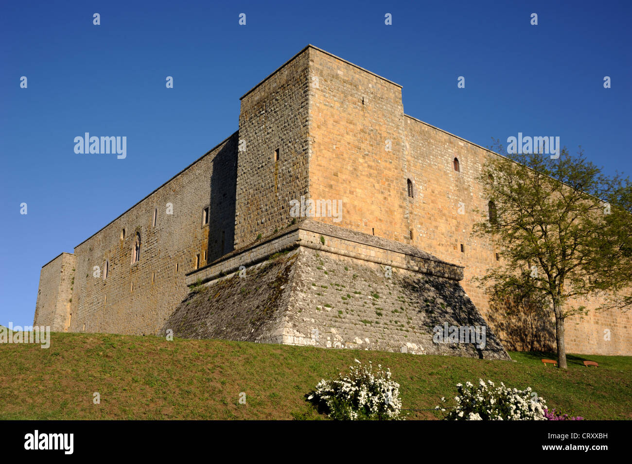 Italien, Basilicata, Castel Lagopesole, normannische Burg Stockfoto