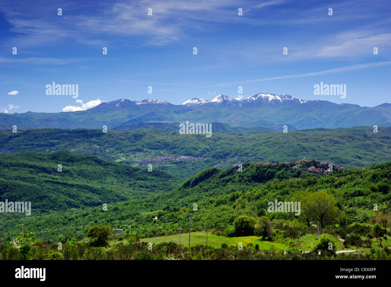Italien, Basilicata, Nationalpark Pollino, Berge Stockfoto